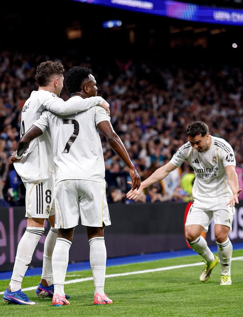 Real Madrid yatsinze Manchester City ibitego 3-0 mu mukino wa Champions League