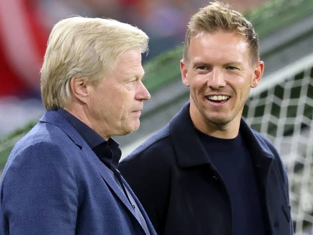 Oliver Kahn agiriye inama Julian Nagelsmann uvugwa muri Manchester United